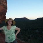 Sedona 2013. Sunset at the Knoll Rock