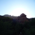 Sedona 2013. Sunset, Ballar Canyon near the Knoll Vortex