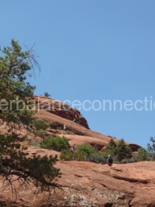 Sedona 2013. Walking up to the Bell Rock Vortex