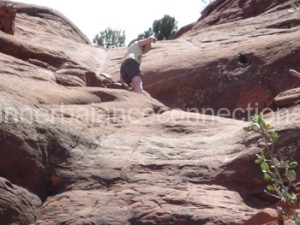 Sedona 2013. Halfway to the top of the Cathedral Rock